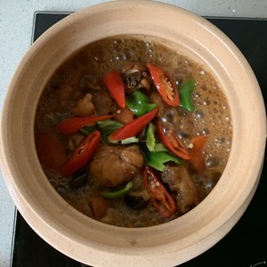 The practice measure that stews drumstick than the Xianggu mushroom with yellow stew even delicious chicken 9