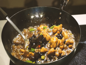 The meal meets with the practice measure of the rice of yellow stew chicken of the blame 6