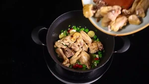 Practice of chicken of stew of little dried bean milk cream in tight rolls of Piao of kitchen of fabaceous gold beans, I do not tell average person TA! practice measure 9