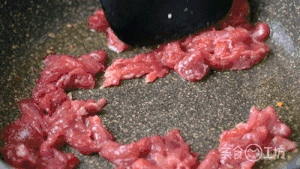 Garlic sweet beef - too go with rice! practice measure 4