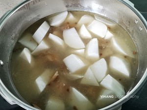 The practice measure of soup of turnip sheep bone 10