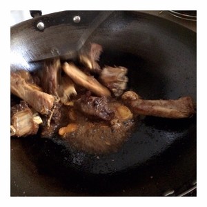 The practice measure of bone of the beefsteak that stew 3