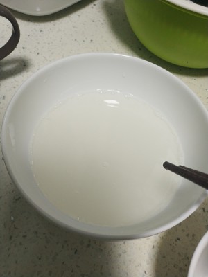 The practice measure of milk bean jelly 2