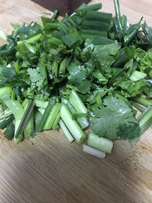 The practice measure of soup of ovine blood bean curd 2