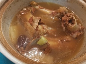 The private kitchen of Amy: The practice measure of soup of winter sheep bone 8
