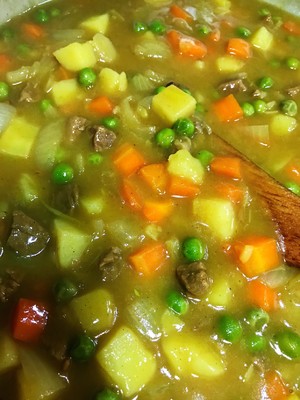 The practice measure of beef curry 4