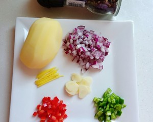 The practice measure of meal of beef potato evaporate 1