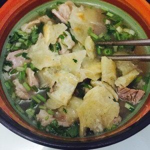 The practice measure of cake of ovine soup bubble 16