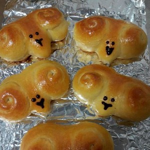 The practice measure of biscuit of beautiful sheep sheep 6
