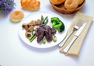 The practice measure of beefsteak of black any of several hot spice plants 8