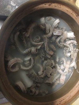 The practice measure of abdomen of sheep of stew of clear soup turnip 6