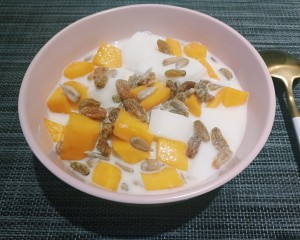 The practice measure of milk bean jelly 9