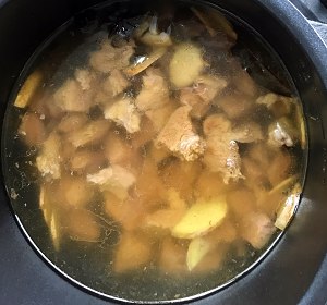 The practice measure of curry potato beef 3
