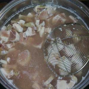 The practice measure of cake of ovine soup bubble 1