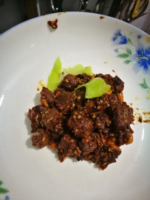 Zheng Laowu " sauce of sweet hot beef " practice measure 23