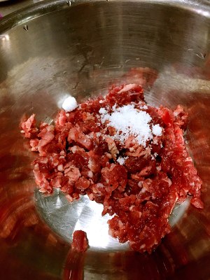 The practice measure of celery beef congee 2