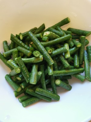 The practice measure that chili beans horn fries beef 3