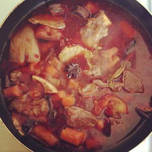The practice measure of face of beef of braise in soy sauce 6