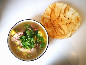 The practice measure of soup of sheep of boiled in clear soup 8