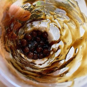The practice measure of milk of pearl taro mud 3