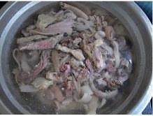 The practice measure of miscellaneous soup of sheep of crucian carp fish 4