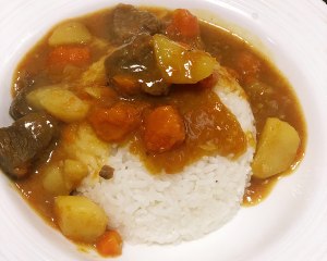 The practice measure of sweet thick beef curry 12
