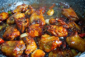 The practice measure of tail of sheep of braise in soy sauce 19