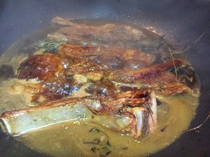 The practice measure of Rosemary Lamb Ribs of platoon of costal region of sheep of rosemary stew in soy sauce 2