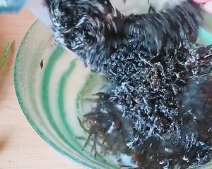 Healthy and algal " macrobian dish " mix simply fall tastily the practice measure of dish of dwell of sheep of cold and dressed with sause of 3 tall ~ 1