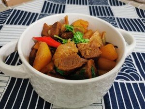 Super- sweet exceed delicious stew sirlon to stew turnip potato! practice measure 1