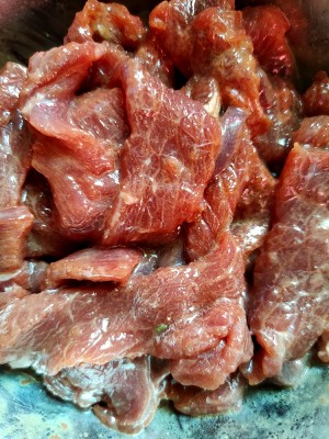 Tender slippery water boils beef, see the practice measure of dribble 1