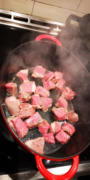 The practice measure of beef of braise of French red wine 4