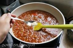 The practice measure of sauce of sweet hot beef 8
