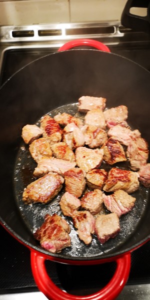 The practice measure of beef of braise of French red wine 5