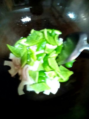 The practice measure that green pepper fries beef 6