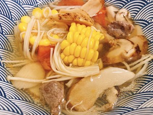 Food taken late at night: The practice measure of soup of preserve one's health of fine and soft of bovine dried meat floss 6