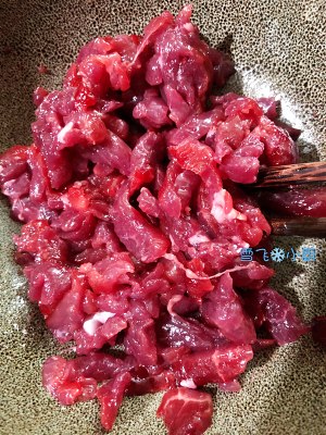 The practice measure of congee of beef of Xianggu mushroom spinach 2