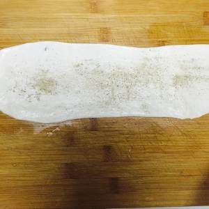 The practice measure of cake of ovine soup bubble 8