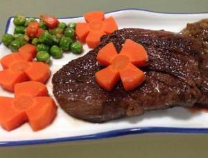 The practice measure of beefsteak of black any of several hot spice plants 3
