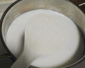 The practice measure of milk bean jelly 4