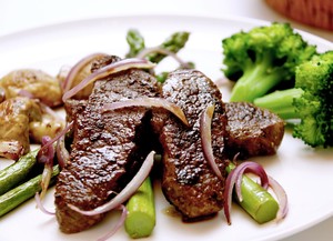 The practice measure of beefsteak of black any of several hot spice plants 1