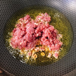 Delicious the practice measure of the beef sauce that does not stop to fall 6