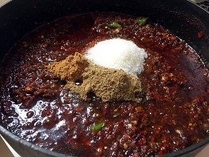 The practice measure of sauce of sweet hot beef 6