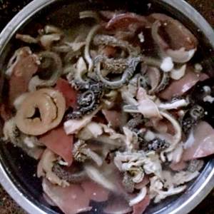 The practice measure of ovine miscellaneous clear soup 3