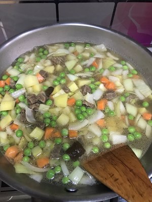 The practice measure of beef curry 2