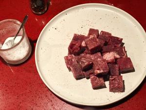 ~ of bead of black peppery beef is compensatory and high grade the practice measure of albumen 6