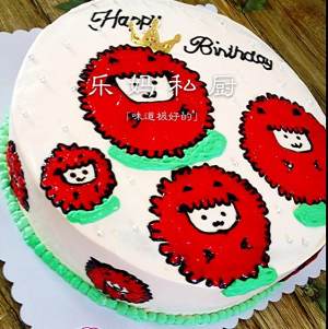 The practice measure of cake of red sheep sheep 2