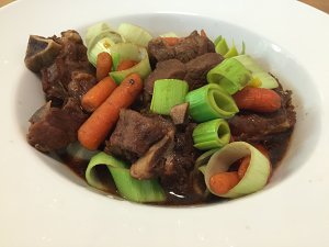 The practice measure of neck of sheep of sweet hot stew 6