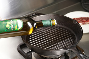 The practice measure of beefsteak of olive oil decoct 5