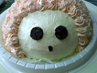 The practice measure of beautiful cake of back up of ovine baa baa 27
